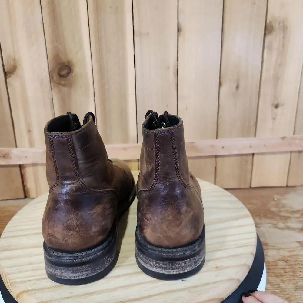 Thursday Boot Co Captain Boots Mens 9.5 Brown Leather Combat Ankle Casual